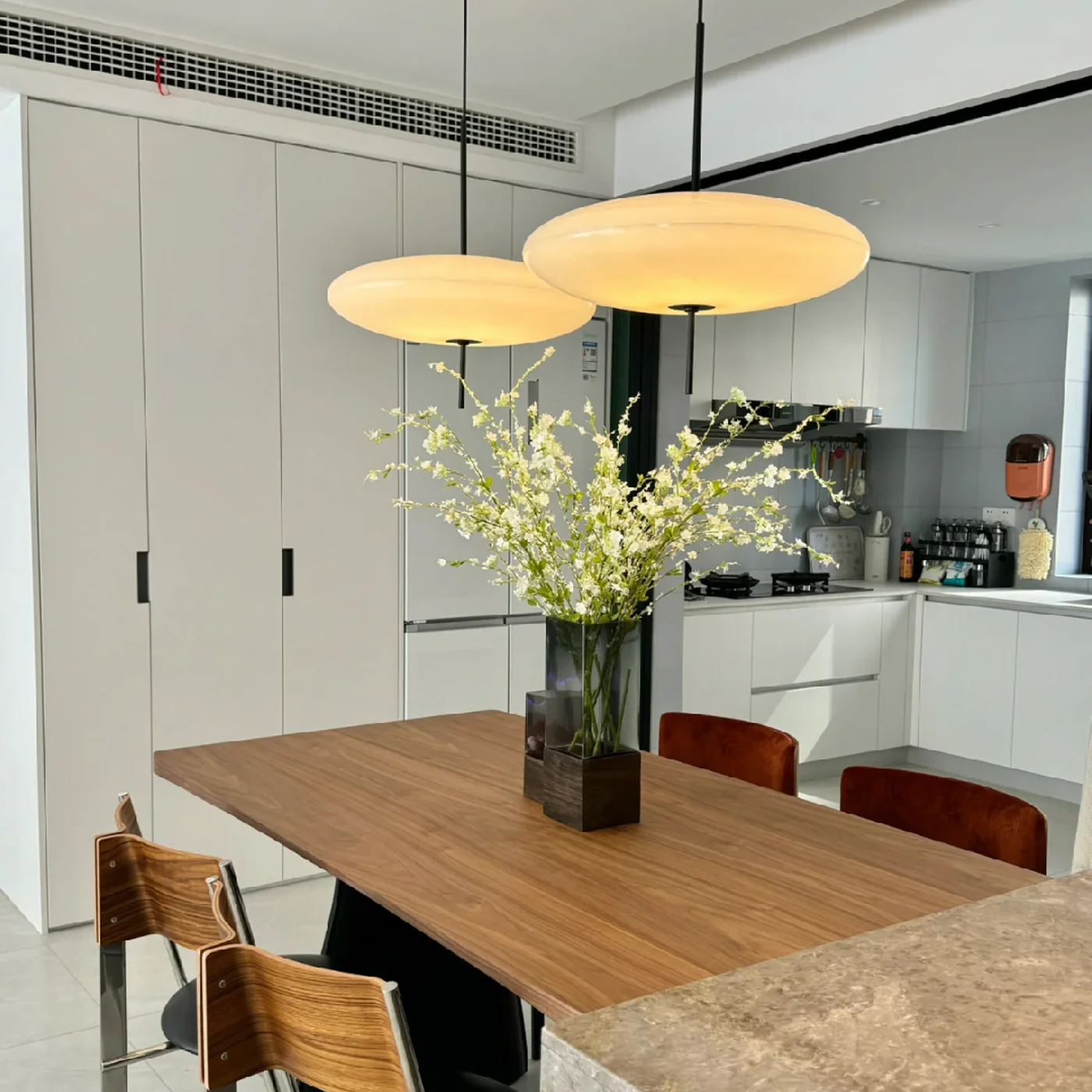 Fluo Bauhaus Minimalist Pendant Light - Image 15