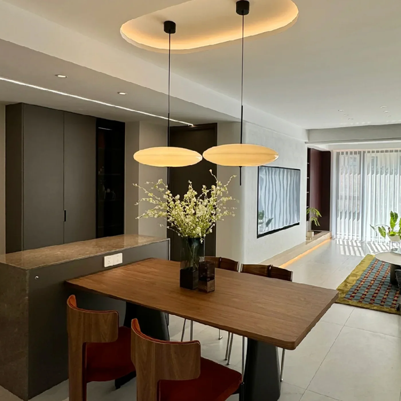 Fluo Bauhaus Minimalist Pendant Light - Image 22