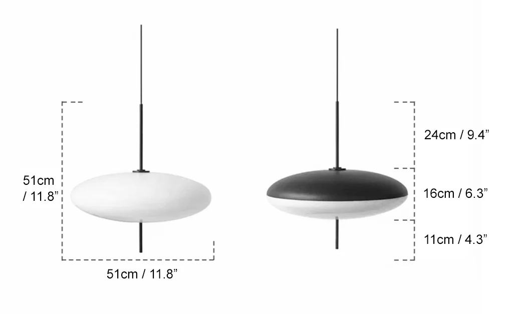 Fluo Bauhaus Minimalist Pendant Light - Image 28