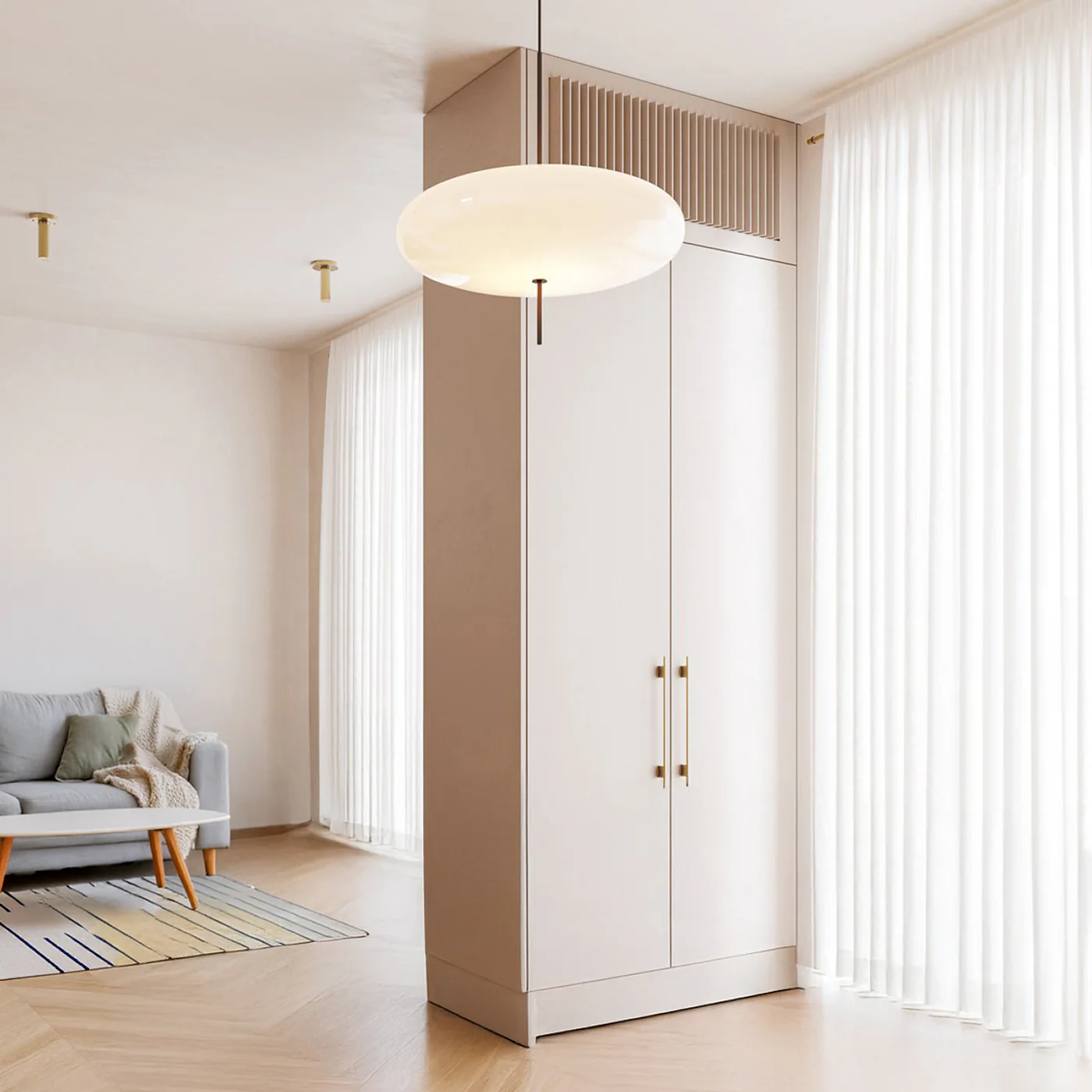 Fluo Bauhaus Minimalist Pendant Light - Image 8