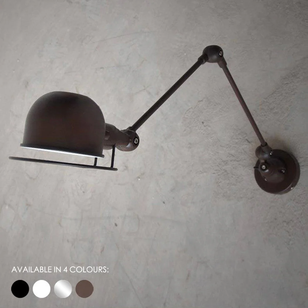 Fotis Long Arm Industrial Wall Light