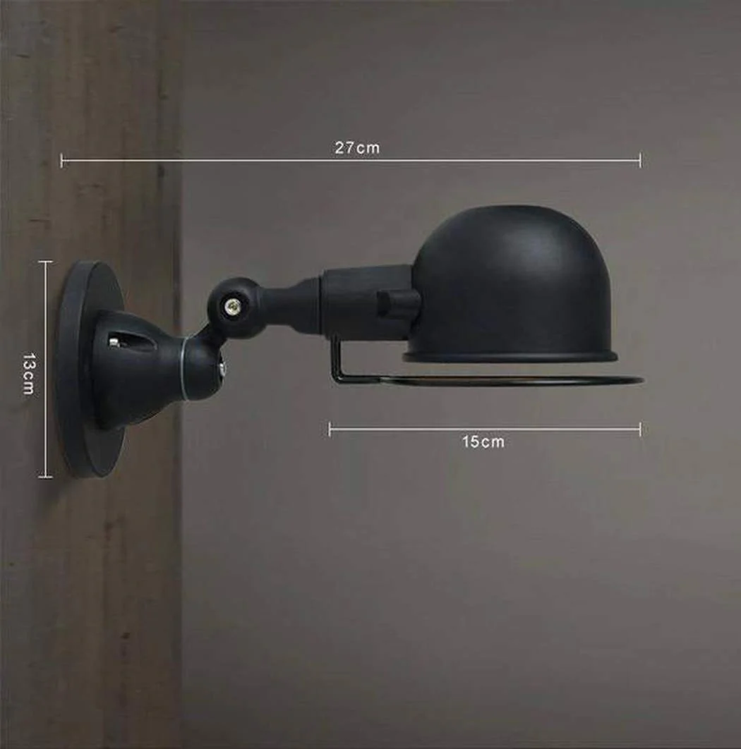 Fotis Short Arm Industrial Wall Light - Image 3