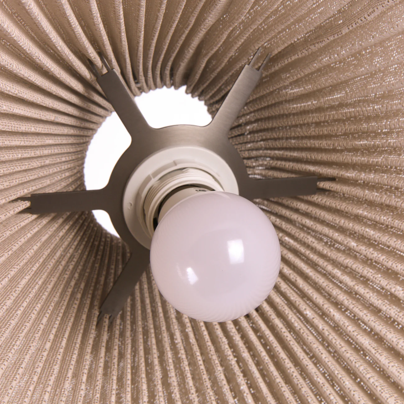 Genoise layered fabric wabi sabi minimalist japandi pendant light - Image 15