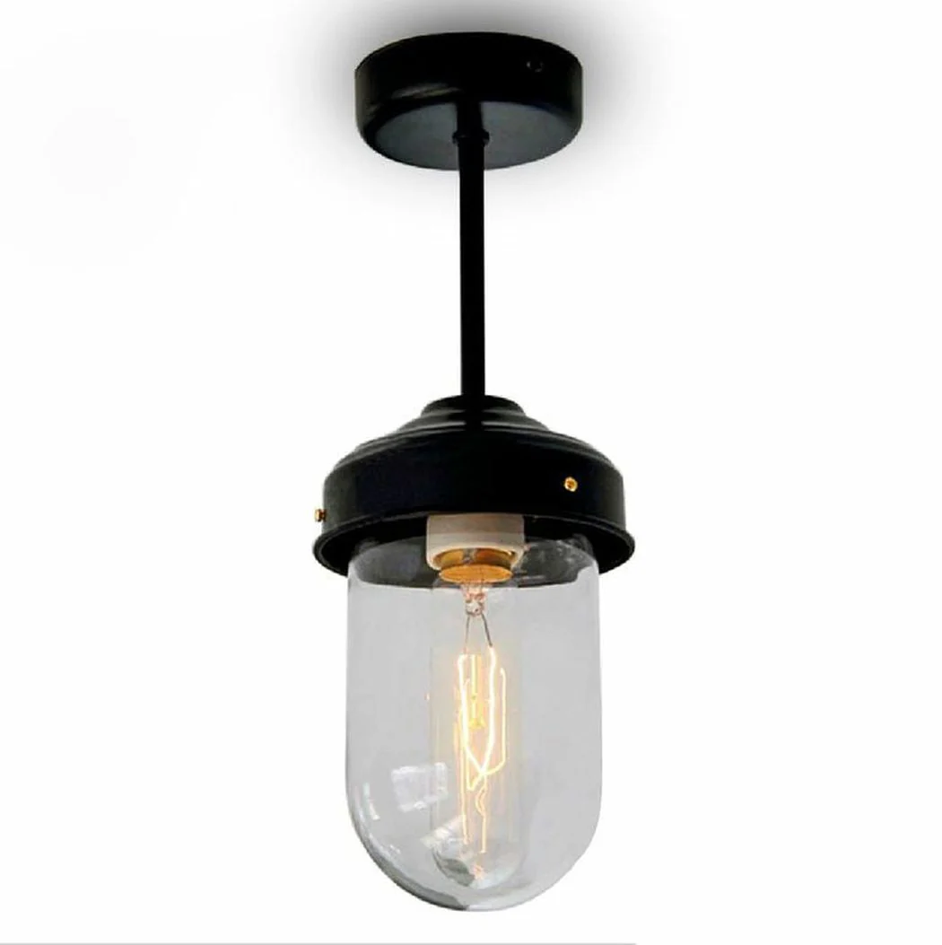 Glass Dome Art Deco Style Ceiling Light. - Image 7