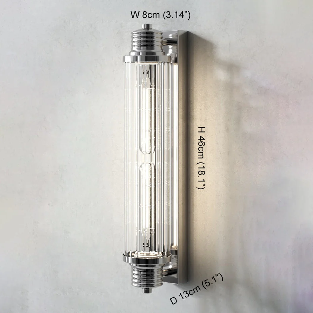 Haberfield Art Deco Wall Light - With Clear Glass - Image 4