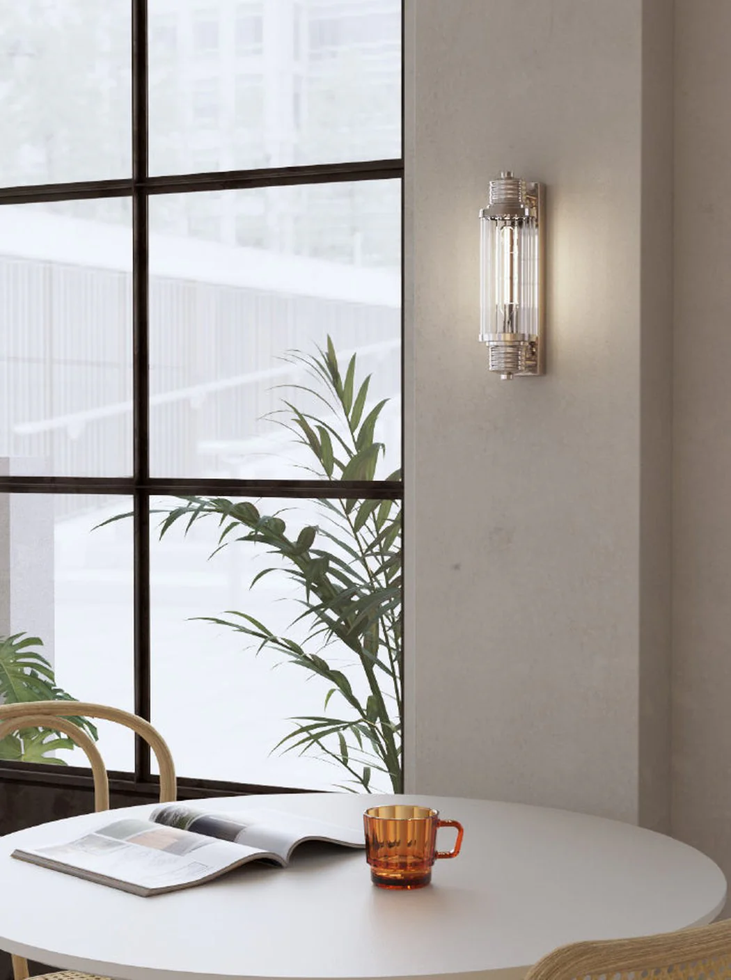 Haberfield Art Deco Wall Light - With Clear Glass - Image 9