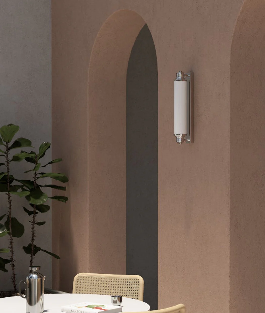 Haberfield Art Deco Wall Light - With Frosted Glass - Image 5