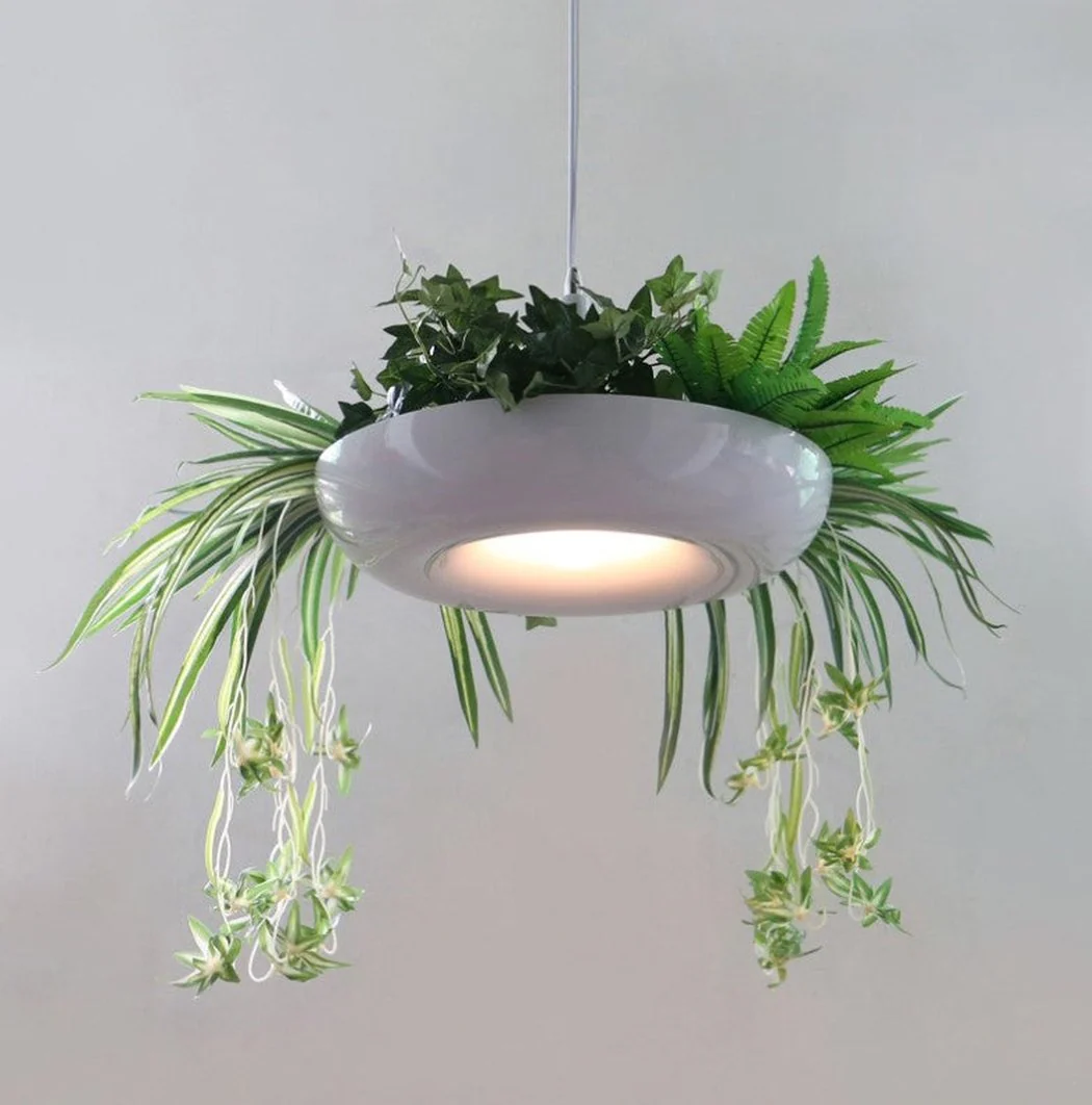 Babylon Hanging Garden Plant Minimalist Pendant Light - Image 10