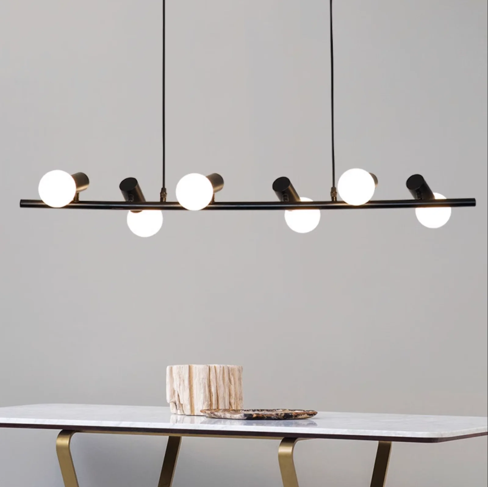 Hanging Doves Kitchen Island Pendant Light - In Black - Image 28