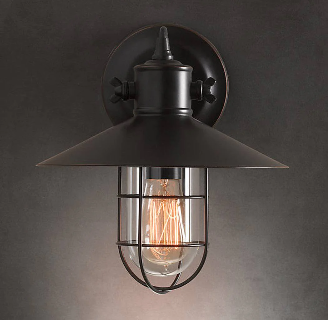 Harbour Sconce Vintage Industrial Wall Light - Image 5