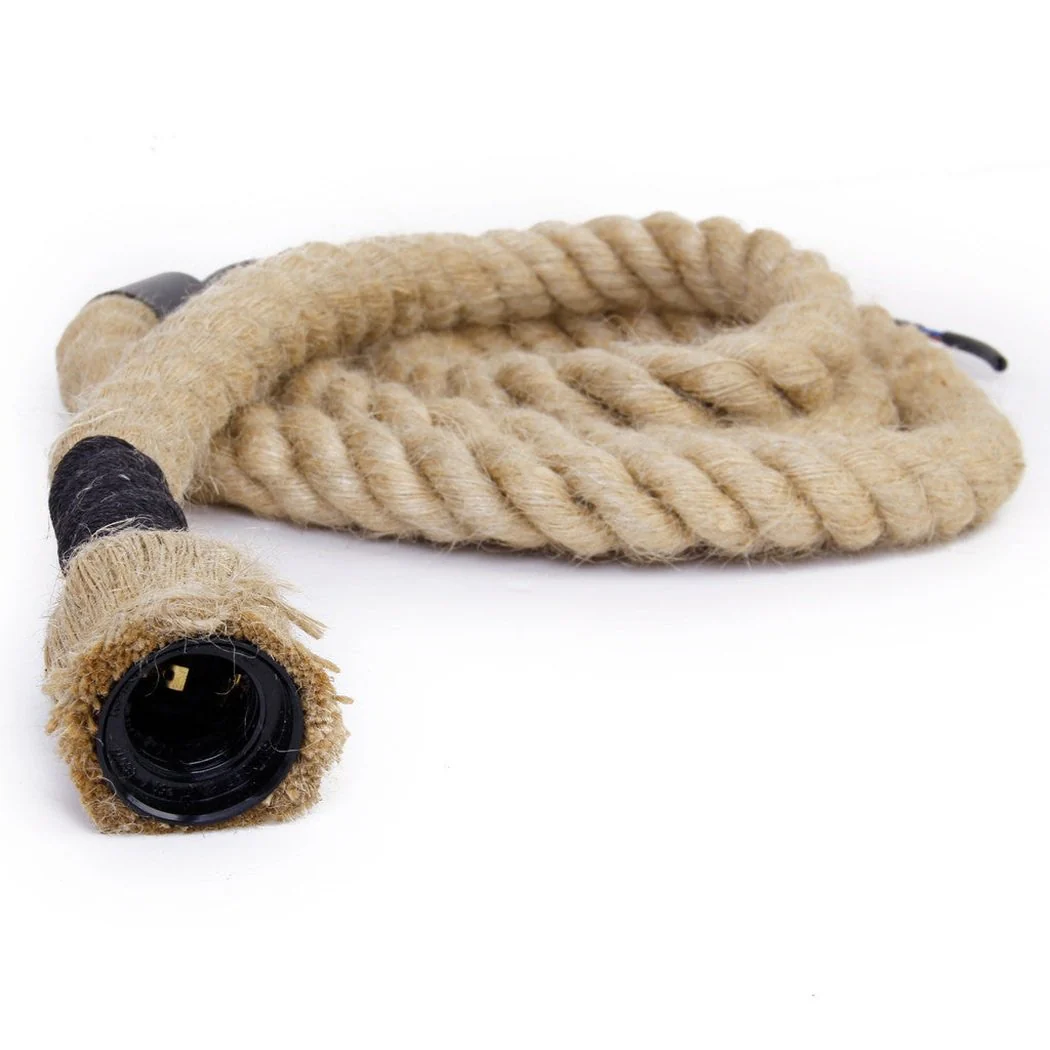 Hemp / Hessian Nautical Rope Pendant Light - Image 12