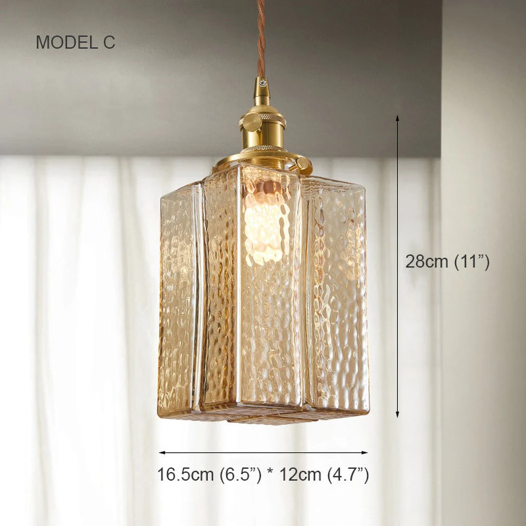 Hubert Glass Art Deco Pendant Light - Image 17