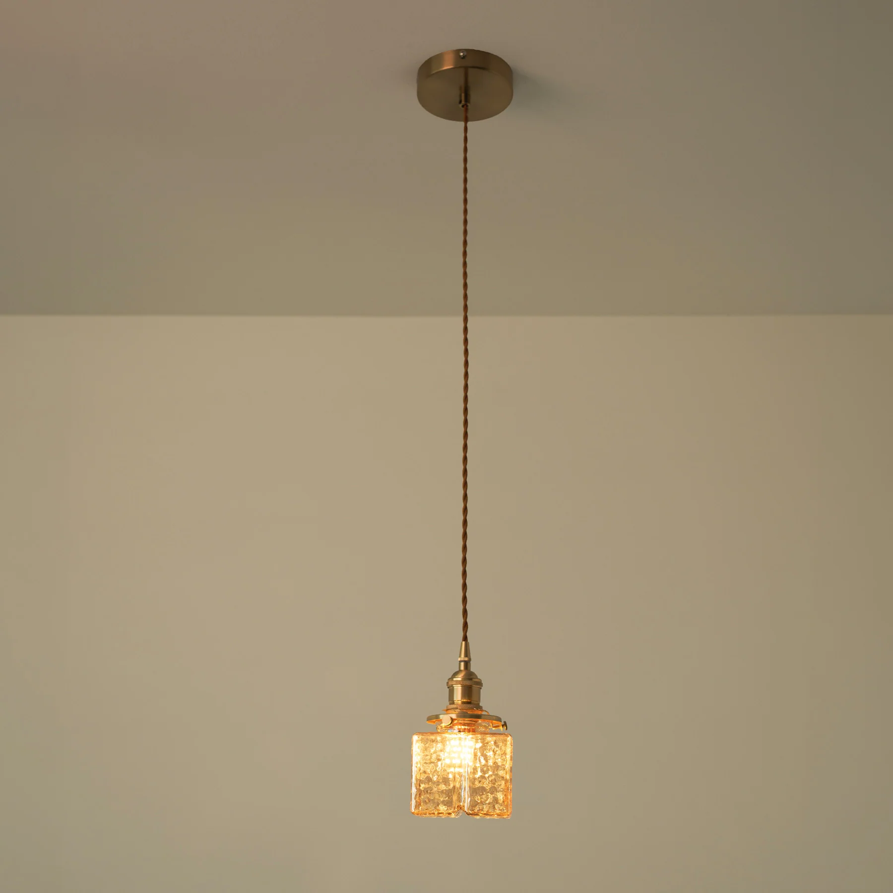Hubert Glass Art Deco Pendant Light - Image 6