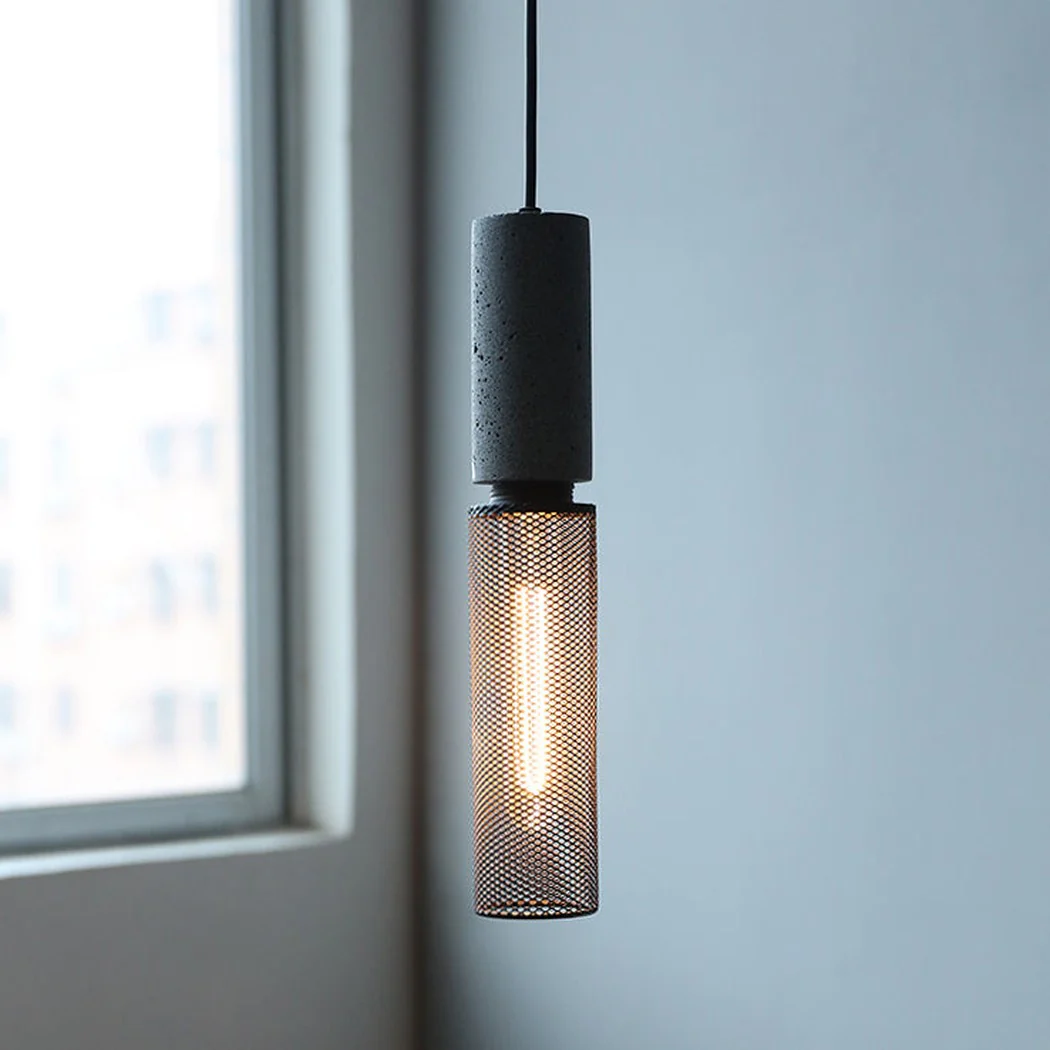 Ilford Concrete Minimalist Line Industrial Pendant Light - Image 7