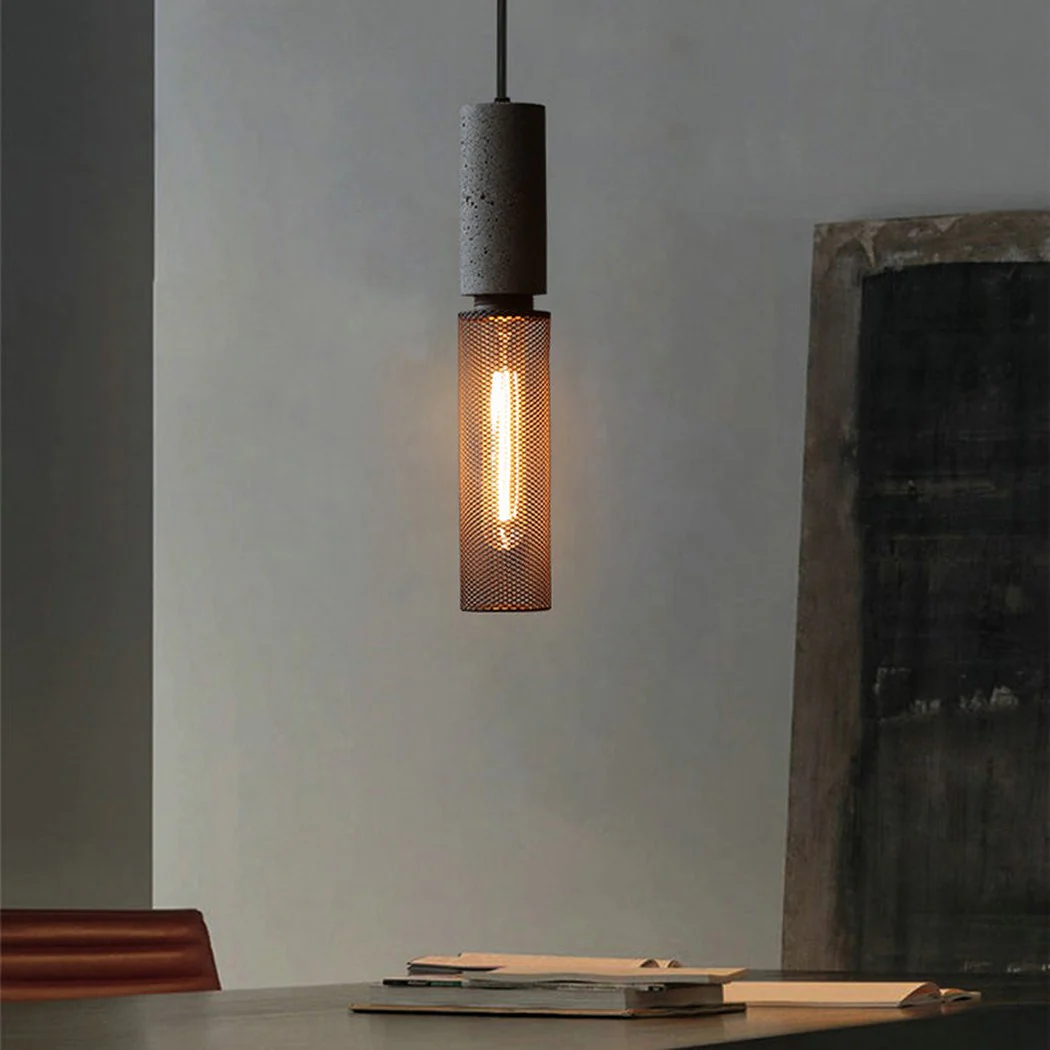 Ilford Concrete Minimalist Line Industrial Pendant Light - Image 9