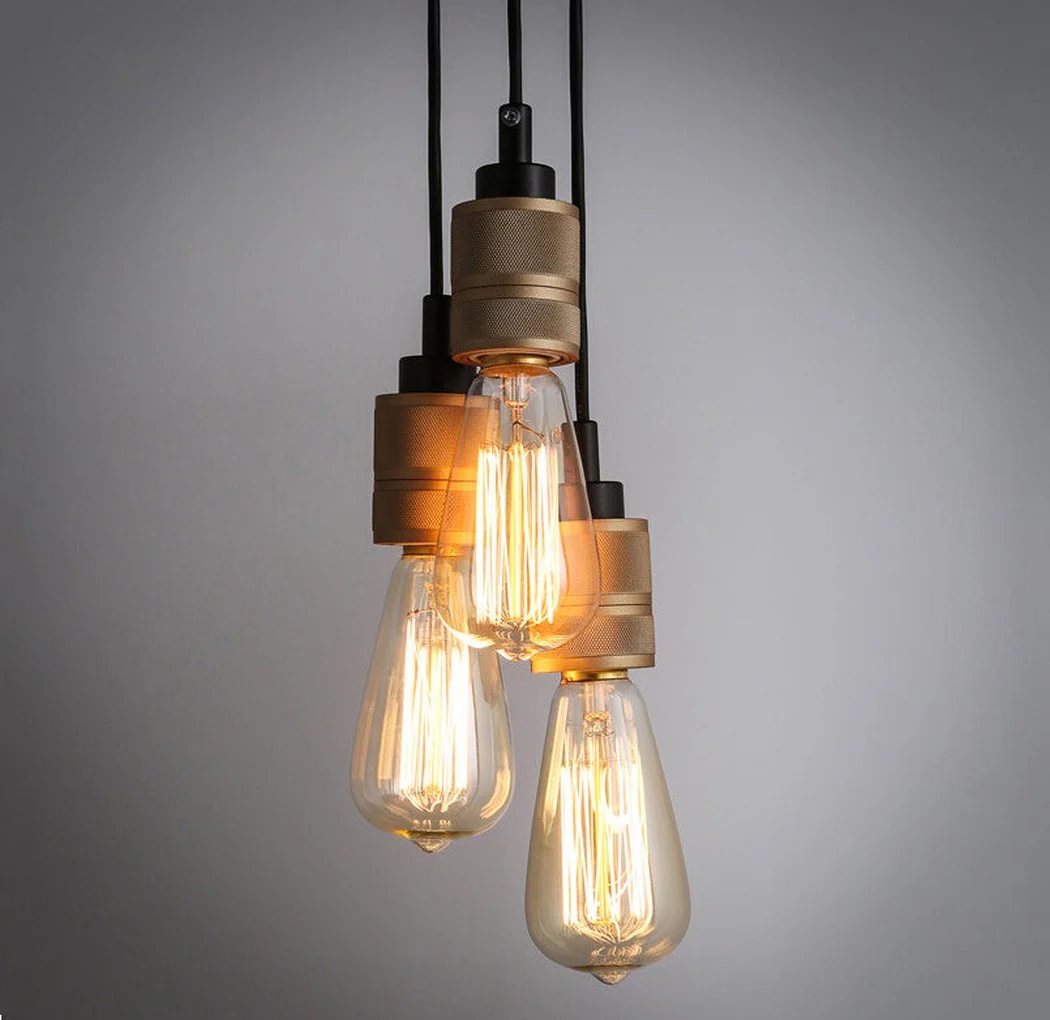 Hooked Brass Suspension Single Head Pendant Light - Image 5