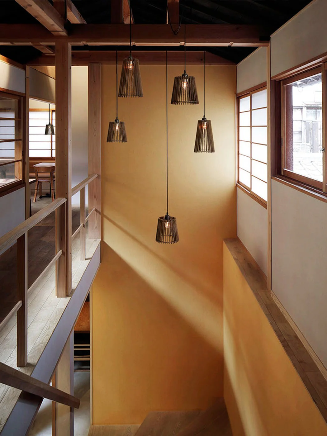 Kaho Wooden Shade Japandi Pendant Light - Image 10