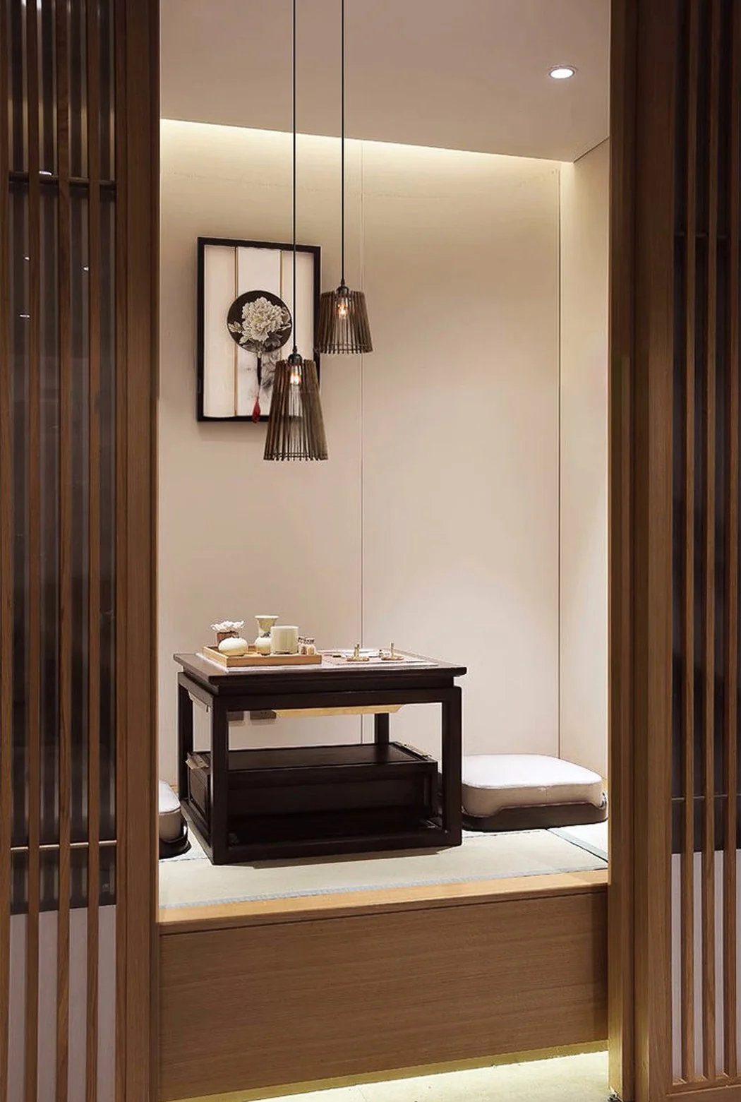 Kaho Wooden Shade Japandi Pendant Light - Image 11