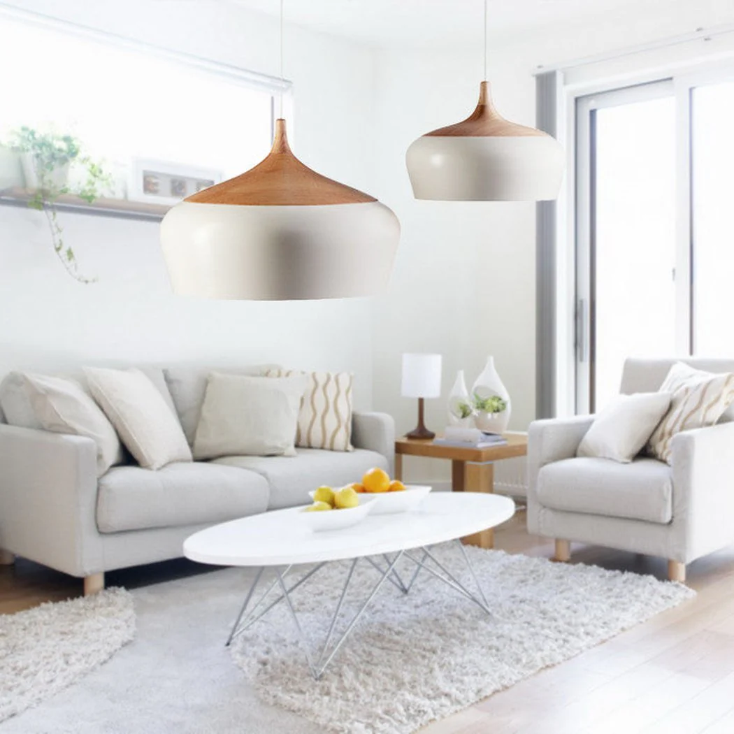 Kalmar Minimalist Wooden Scandinavian Pendant Light