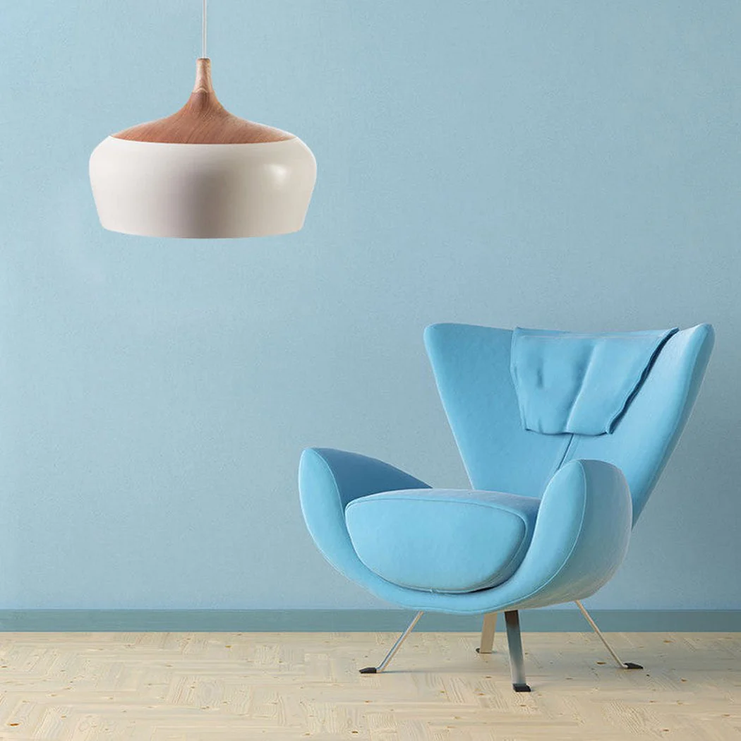 Kalmar Minimalist Wooden Scandinavian Pendant Light - Image 2