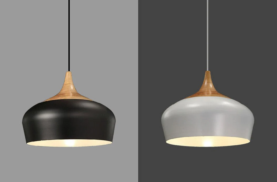 Kalmar Minimalist Wooden Scandinavian Pendant Light - Image 5