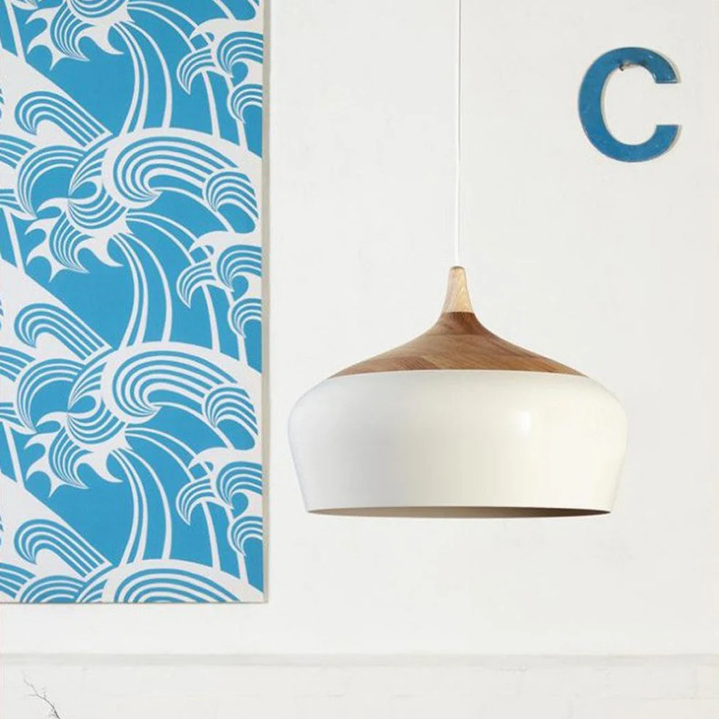 Kalmar Minimalist Wooden Scandinavian Pendant Light - Image 7