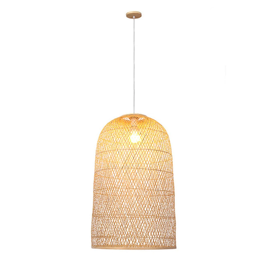 Kandang Rattan Wicker Bamboo Cage Pendant Light - Image 5