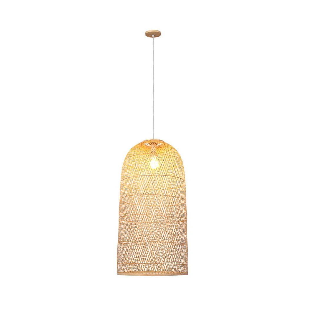 Kandang Rattan Wicker Bamboo Cage Pendant Light - Image 6