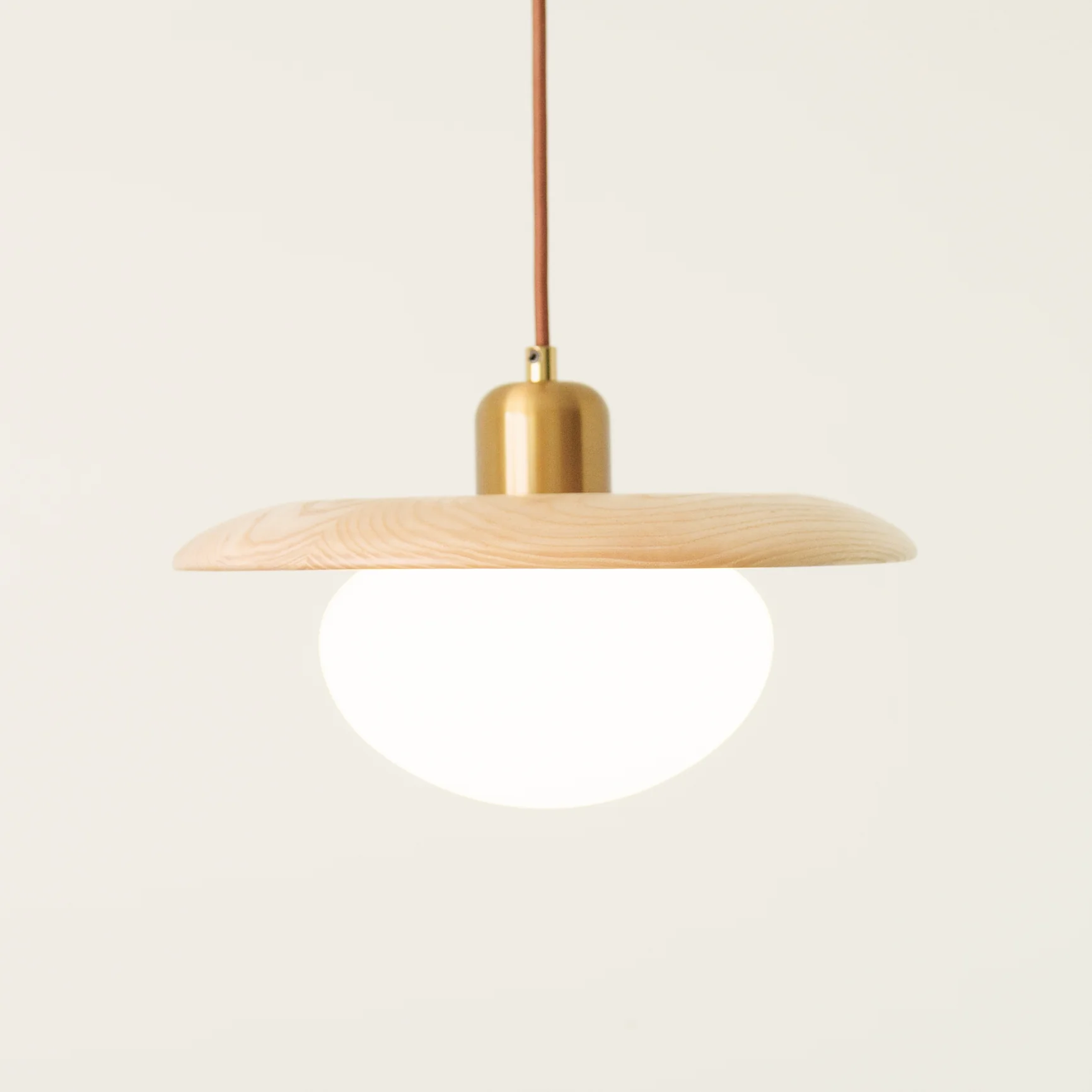 Kato Wooden Shade Japandi Pendant Light - Image 10