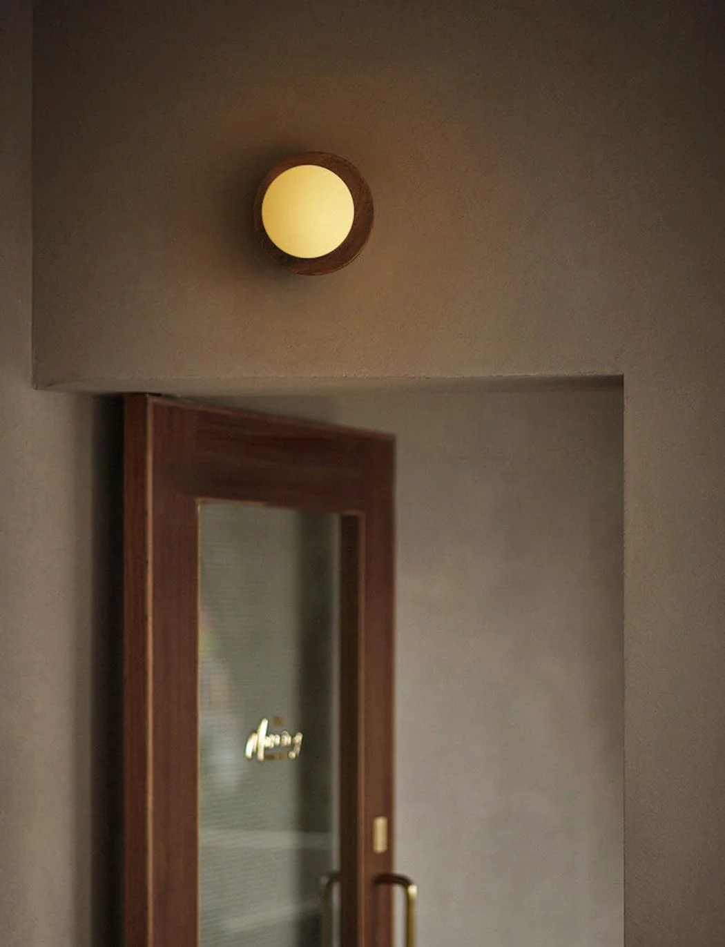 Kato Wooden Plate Japandi Wall Light - Image 12