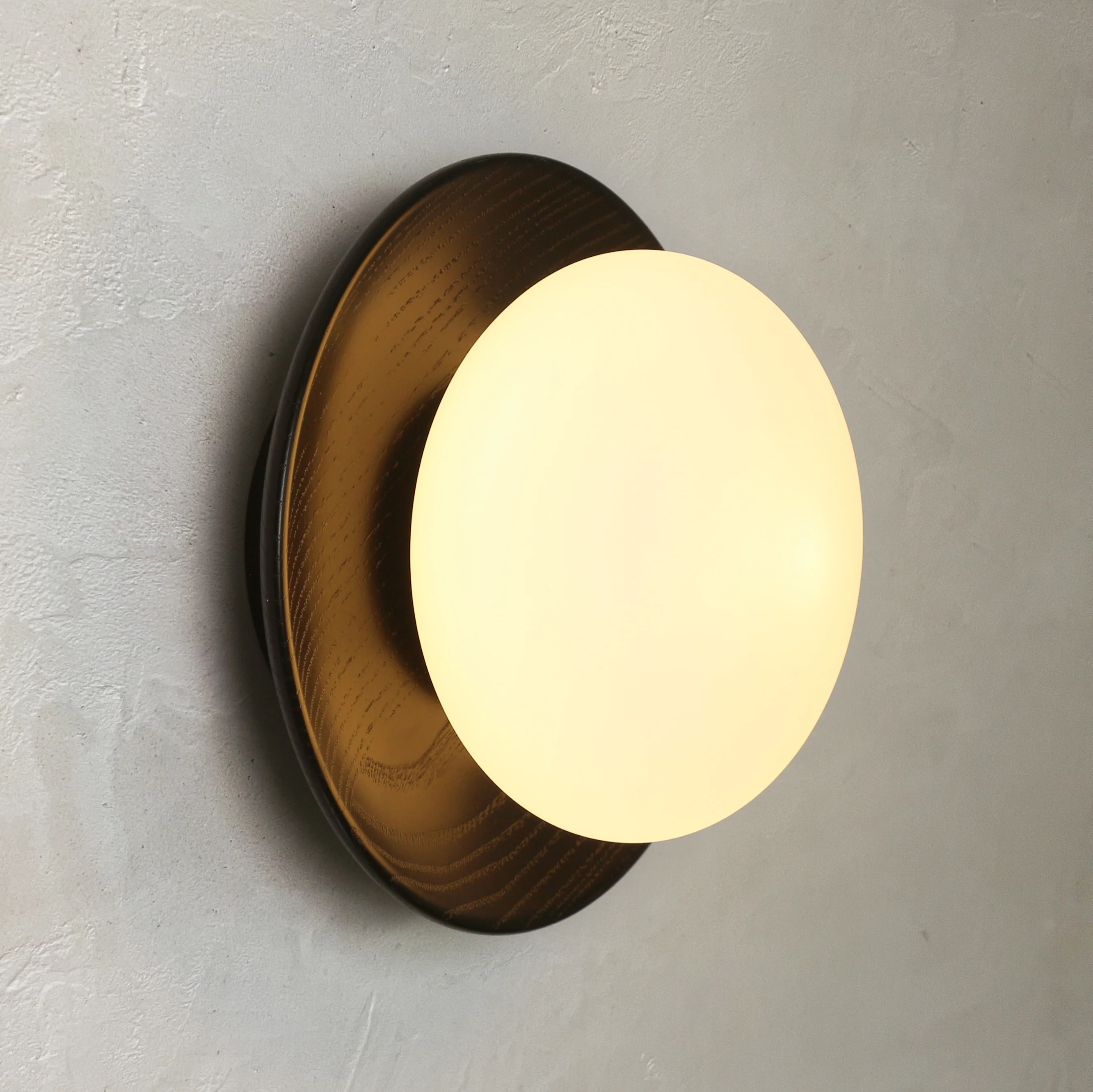 Kato Wooden Plate Japandi Wall Light - Image 6