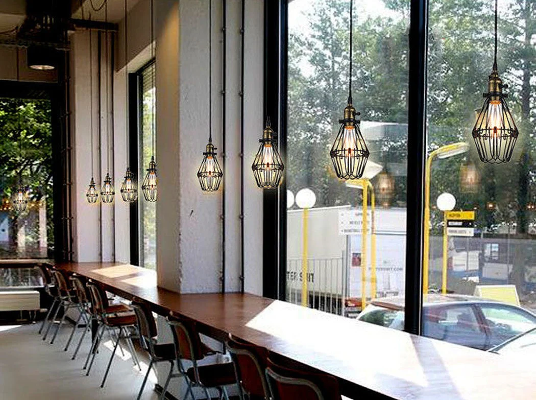 Kaye Industrial Retro Brass Fitting Pendant Light - Image 3