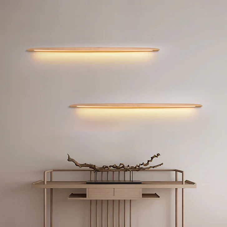 Kayu Minimalist Wood Linear Wall Light - Image 12