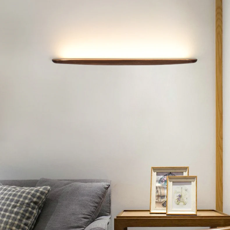 Kayu Minimalist Wood Linear Wall Light - Image 13