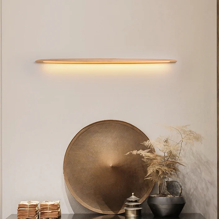 Kayu Minimalist Wood Linear Wall Light - Image 14