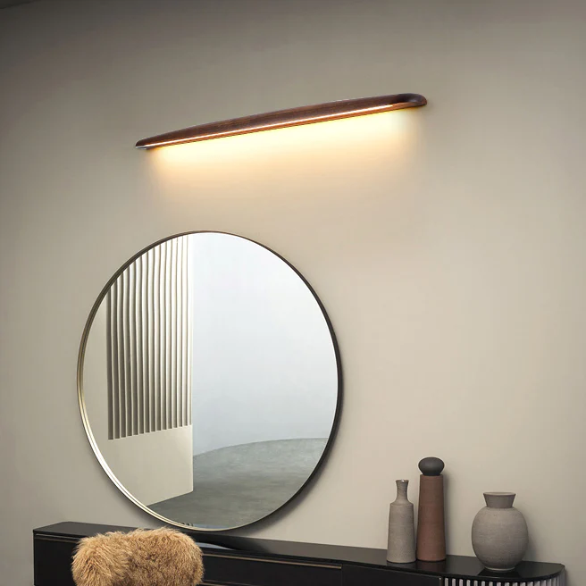 Kayu Minimalist Wood Linear Wall Light - Image 19