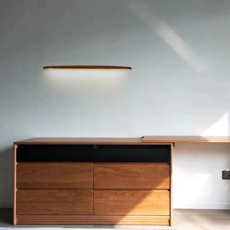 Kayu Minimalist Wood Linear Wall Light - Image 20