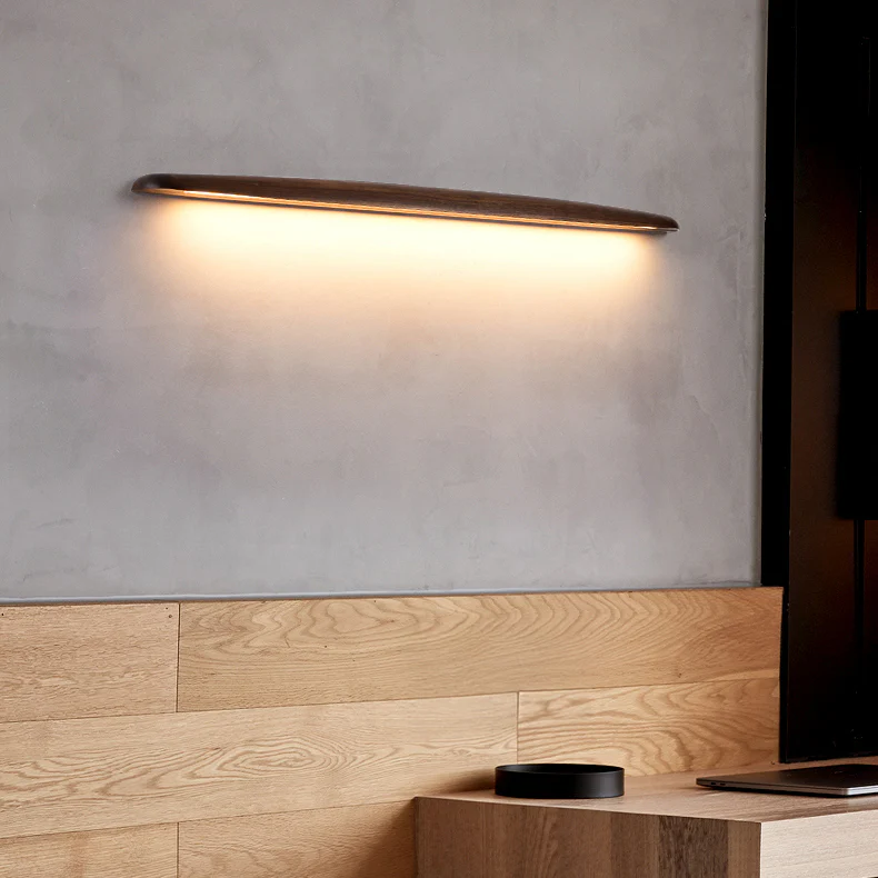 Kayu Minimalist Wood Linear Wall Light - Image 9