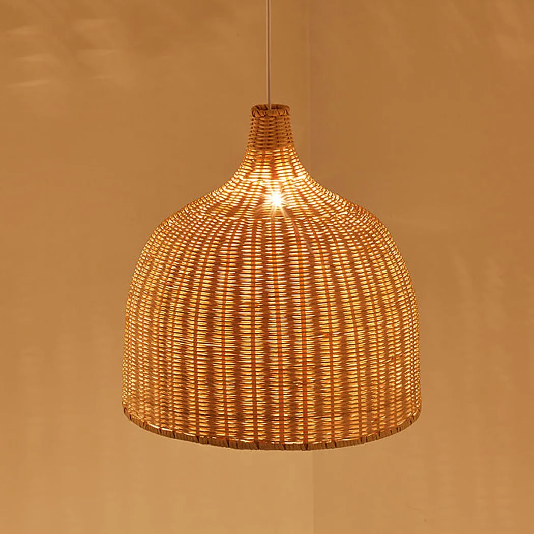 La playa rattan bamboo weave pendant light - Image 12
