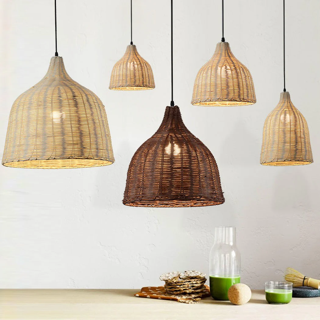 La playa rattan bamboo weave pendant light - Image 2