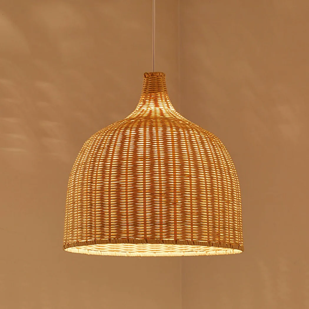 La playa rattan bamboo weave pendant light - Image 4