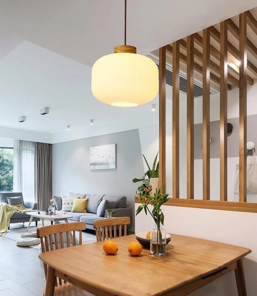 Lampions Wood Scandi Pendant Light - Image 12