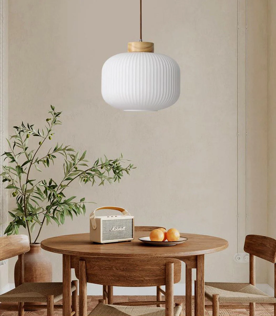 Lampions Wood Scandi Pendant Light - Image 13