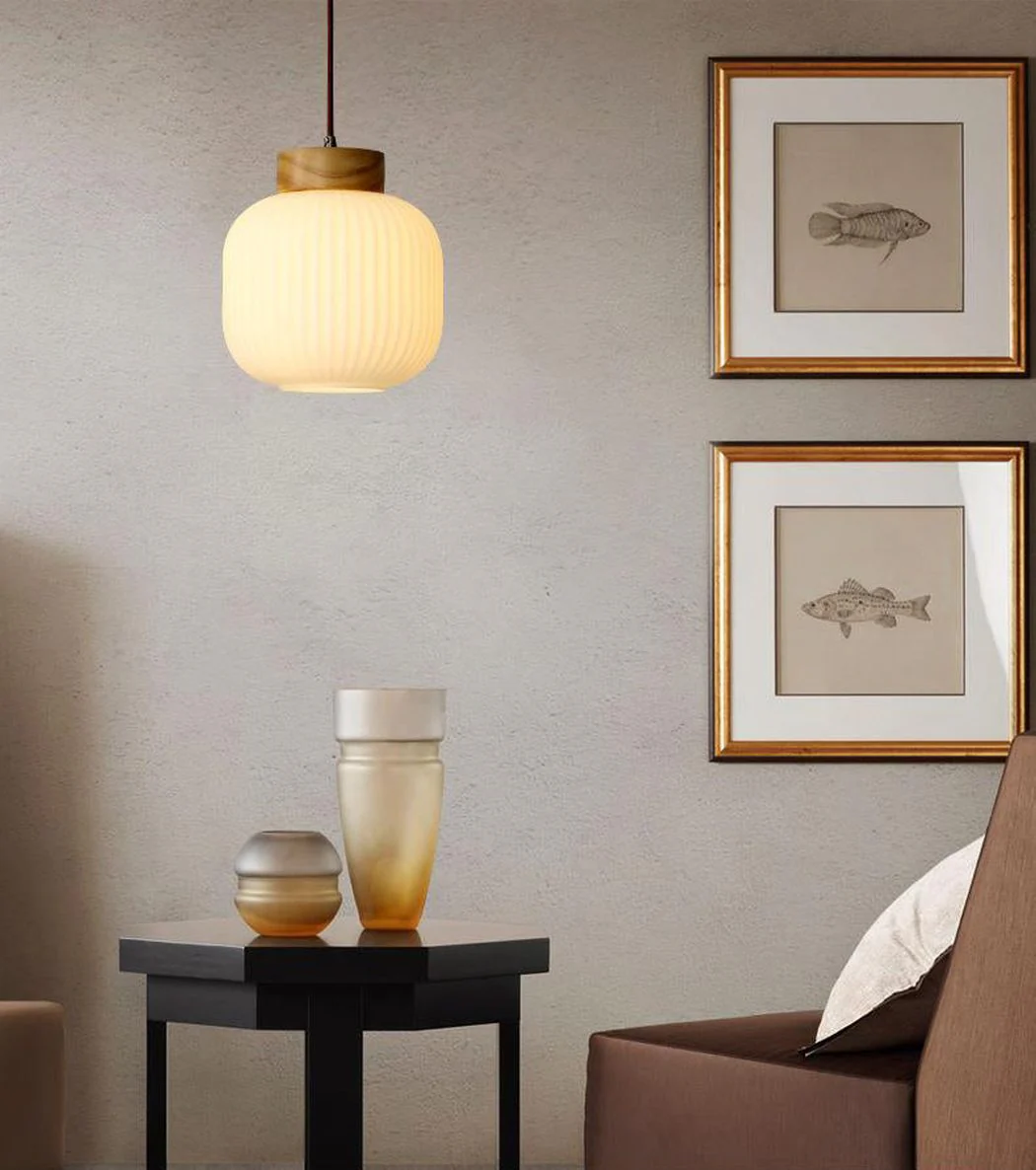Lampions Wood Scandi Pendant Light - Image 14