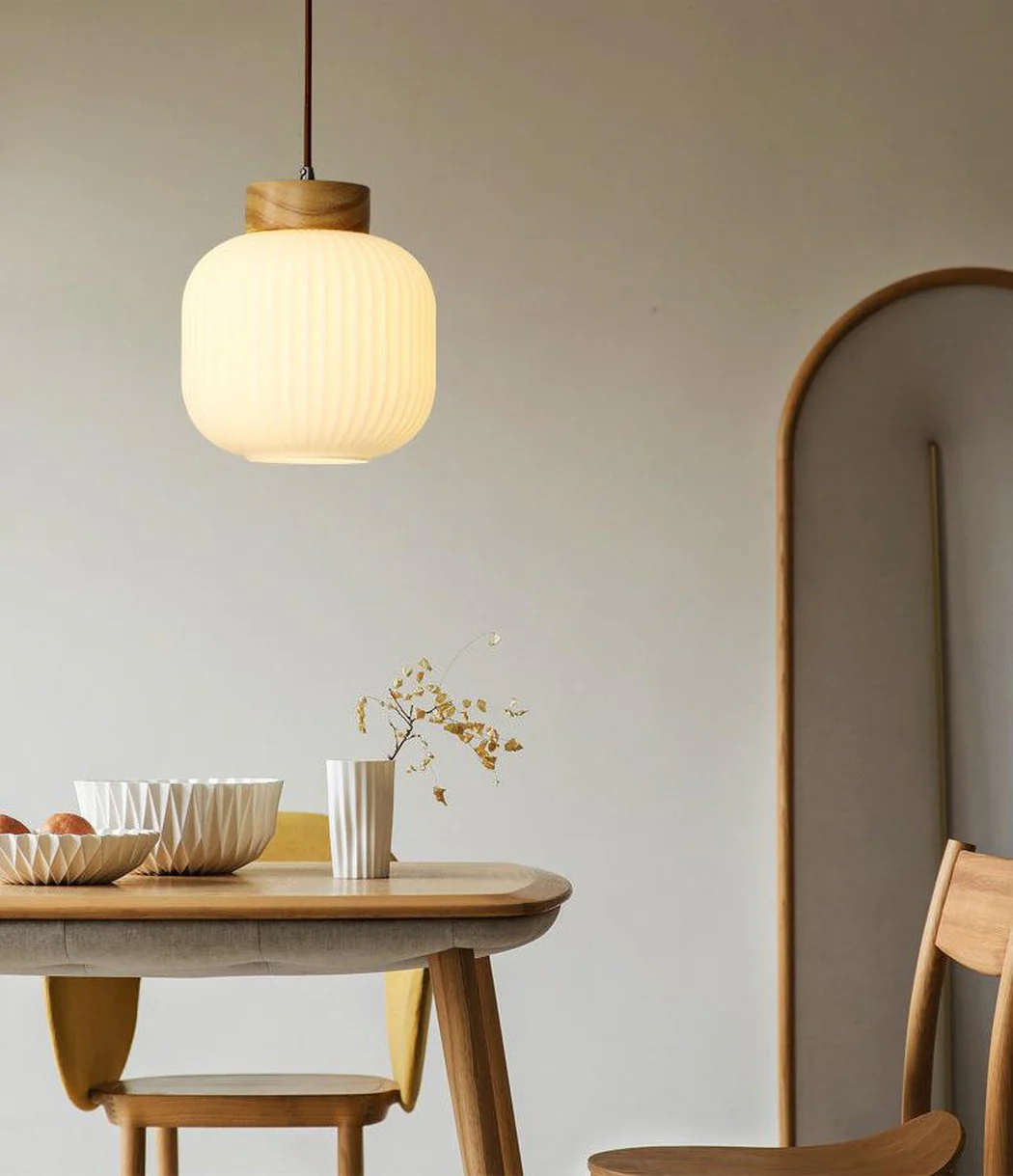 Lampions Wood Scandi Pendant Light - Image 16