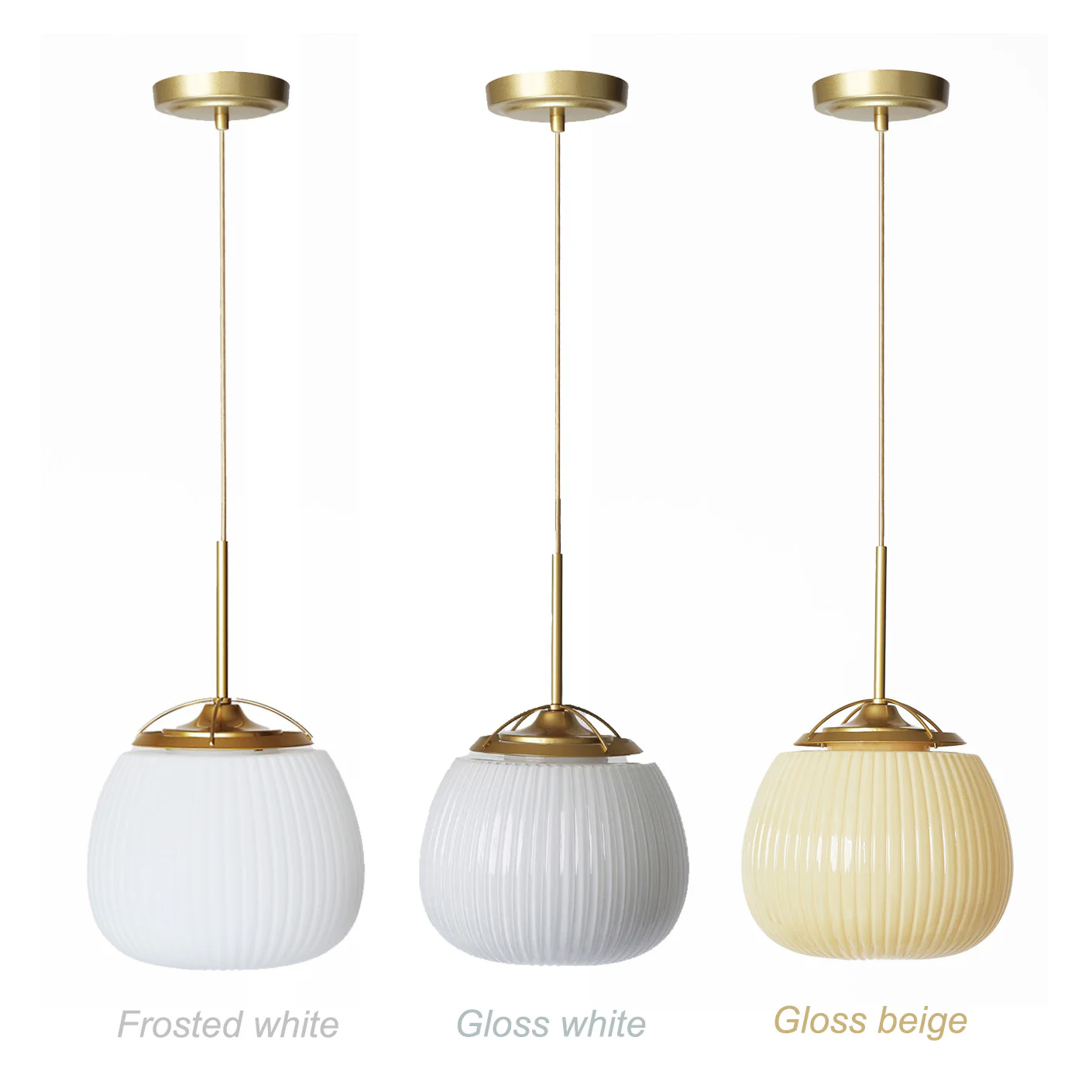 Lenglen Minimalist Art Deco Hanging Pendant Light - Image 12