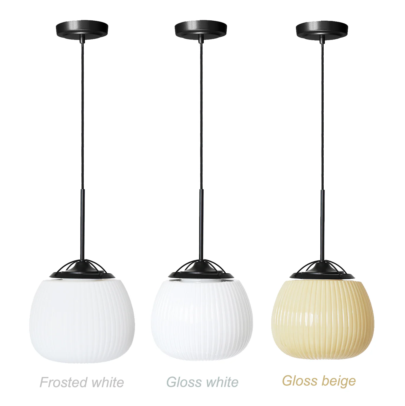 Lenglen Minimalist Art Deco Hanging Pendant Light - Image 13