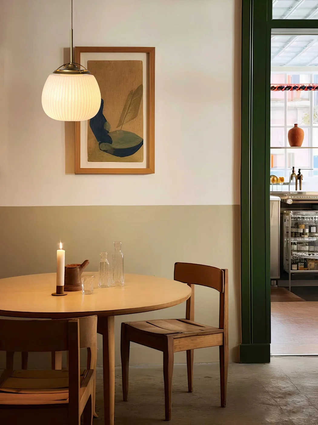 Lenglen Minimalist Art Deco Hanging Pendant Light - Image 4
