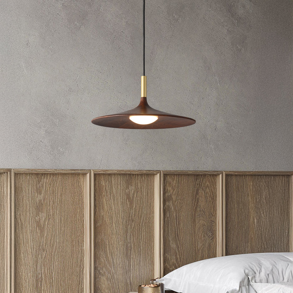 Ligno Walnut Wood Pendant Light - Image 10