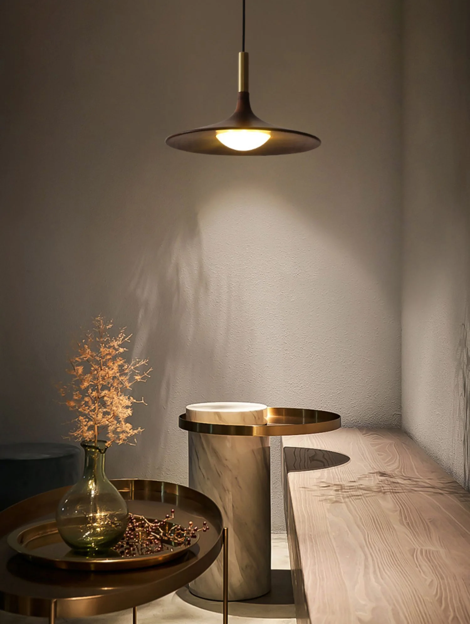 Ligno Walnut Wood Pendant Light - Image 12